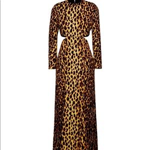 NWT ALC long sleeve long dress with cutouts